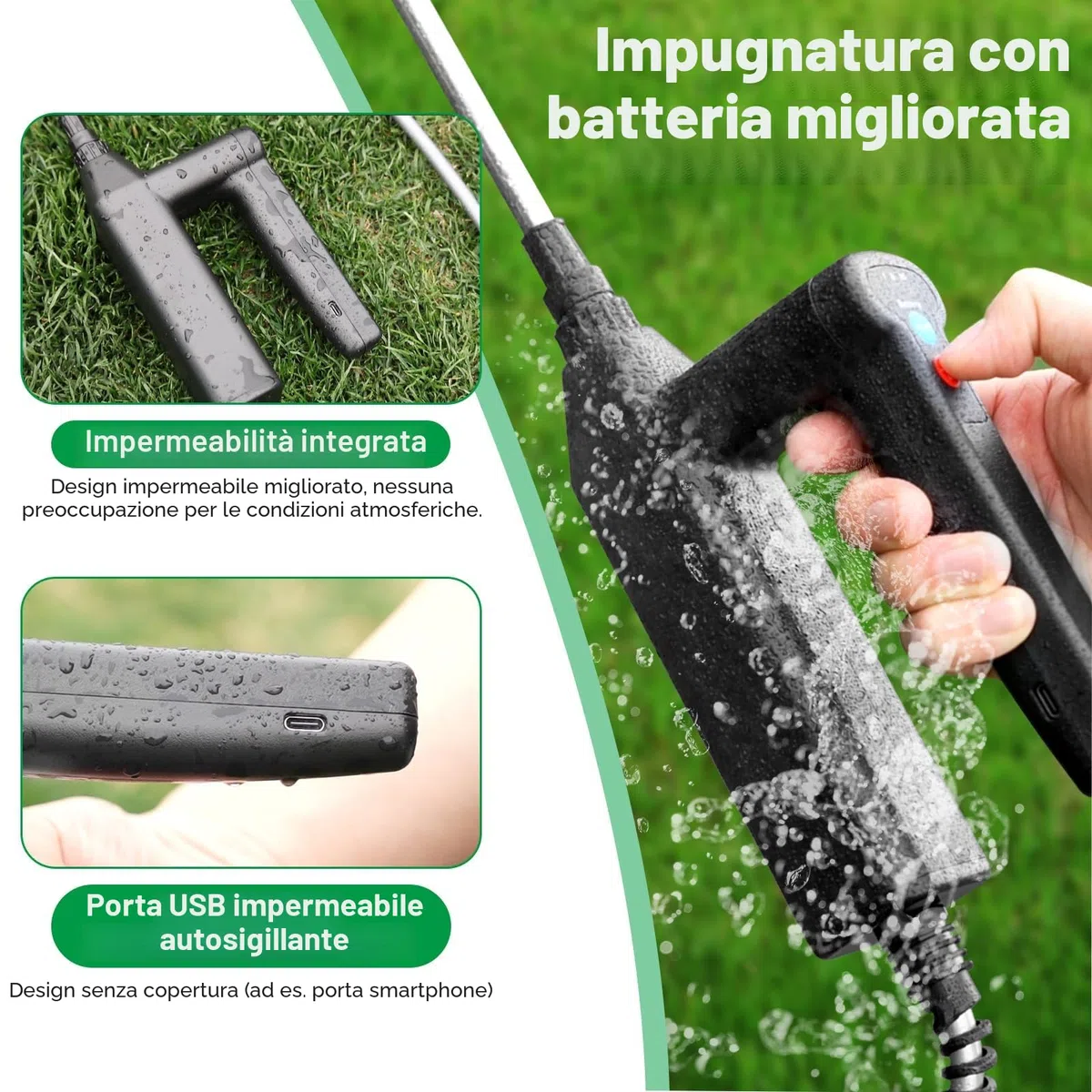 SYLSTAR Pompa Irroratrice a Batteria 12L, 3 Velocità Pompa a Spalla a Batteria con Indicatore, 7,4V Atomizzatore Potente Nebulizzatore Giardino con 5 Ugelli Regolabili per Giardino Cortile Prato