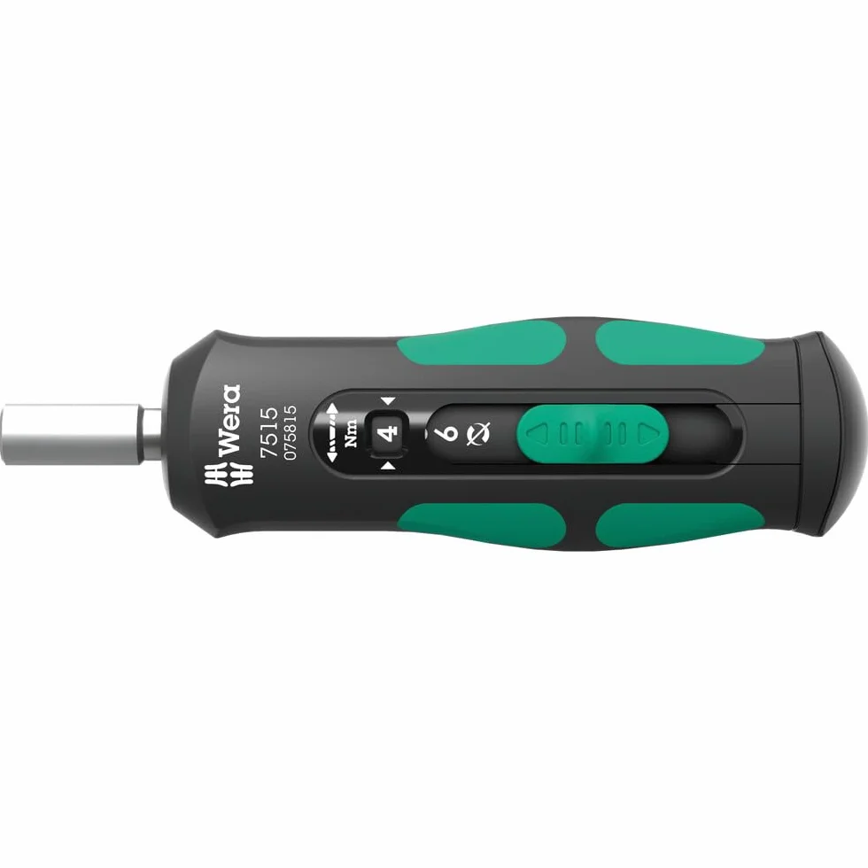 Wera Kraftform 05075815001 7515 - Cacciavite dinamometrico Safe-Torque Speed, 2-6 Nm, 1/4" x 2,0-6,0 Nm x 147,5 mm