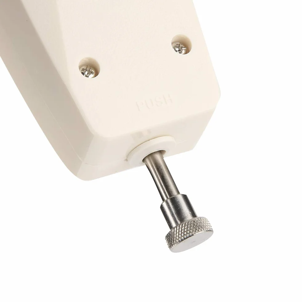 Shopping Pazzo Dinamometro Traino Spinta, 500N dinamometro analogico misuratore di strumento tester di spinta push pull meter calibro, bianco