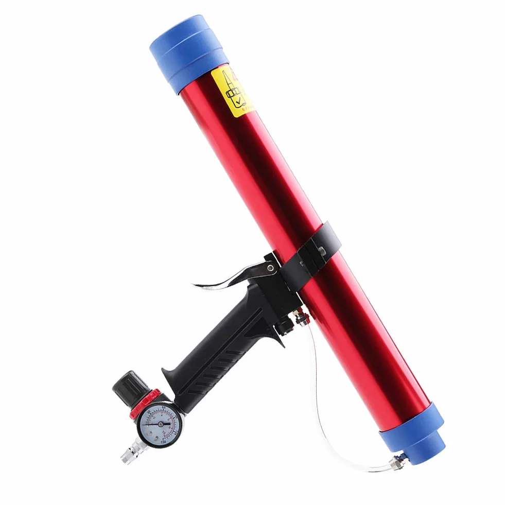 Pistola Silicone Pneumatica per Sigillante Cartucce 300ml-600ml Senza Troppopieno per Edilizia