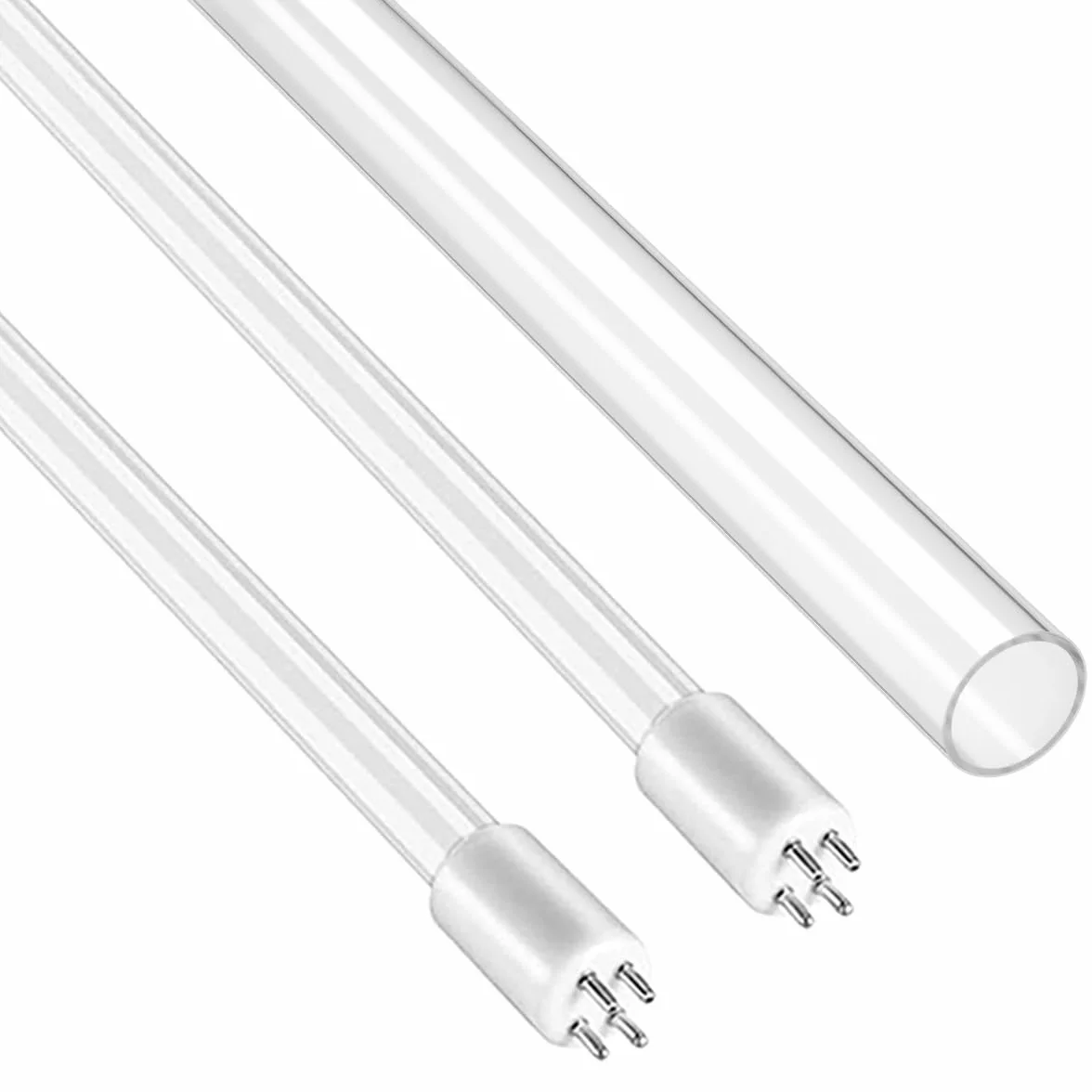2 lampade e 1 tubo al quarzo di ricambio per purificatore filtro dell'acqua ALTHY UVF-FS48