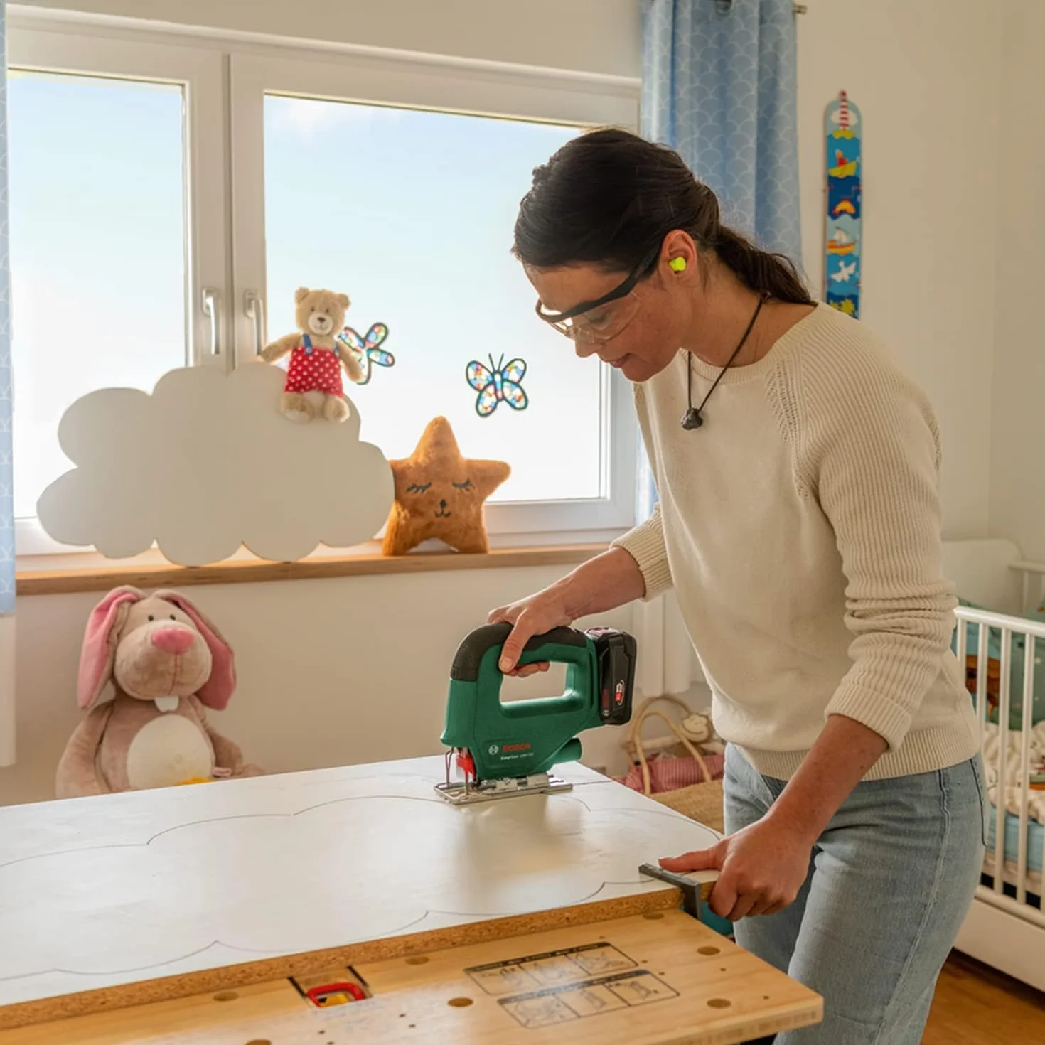 Bosch Seghetto alternativo a batteria EasySaw 18V-70 (senza batteria, sistema da 18 volt, confezione in cartone)