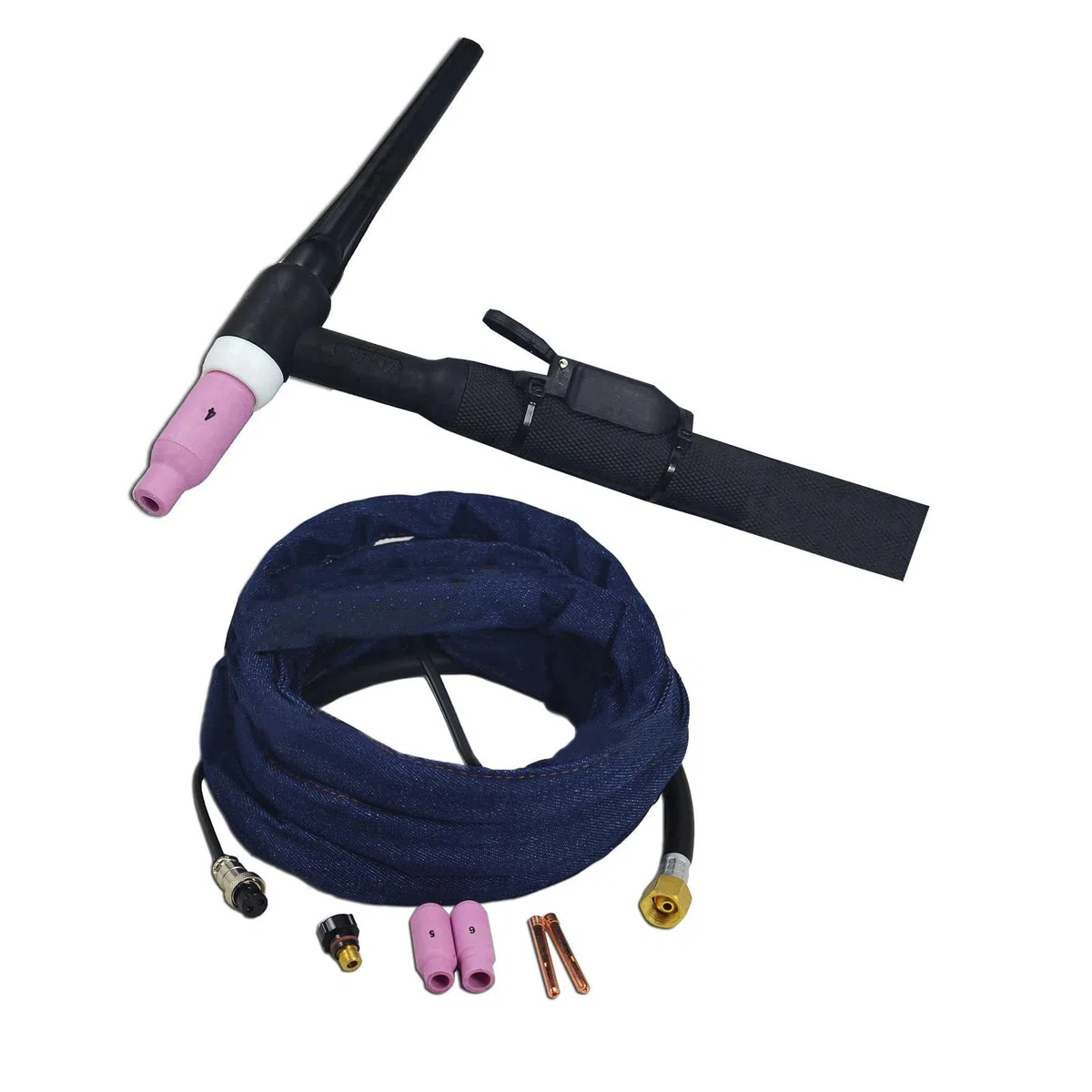 RIVERWELD WP-17 SR-17 150Amp Torcia per saldatura Tig raffreddata ad aria completa Cowboy Cover 4 metri 12 piedi