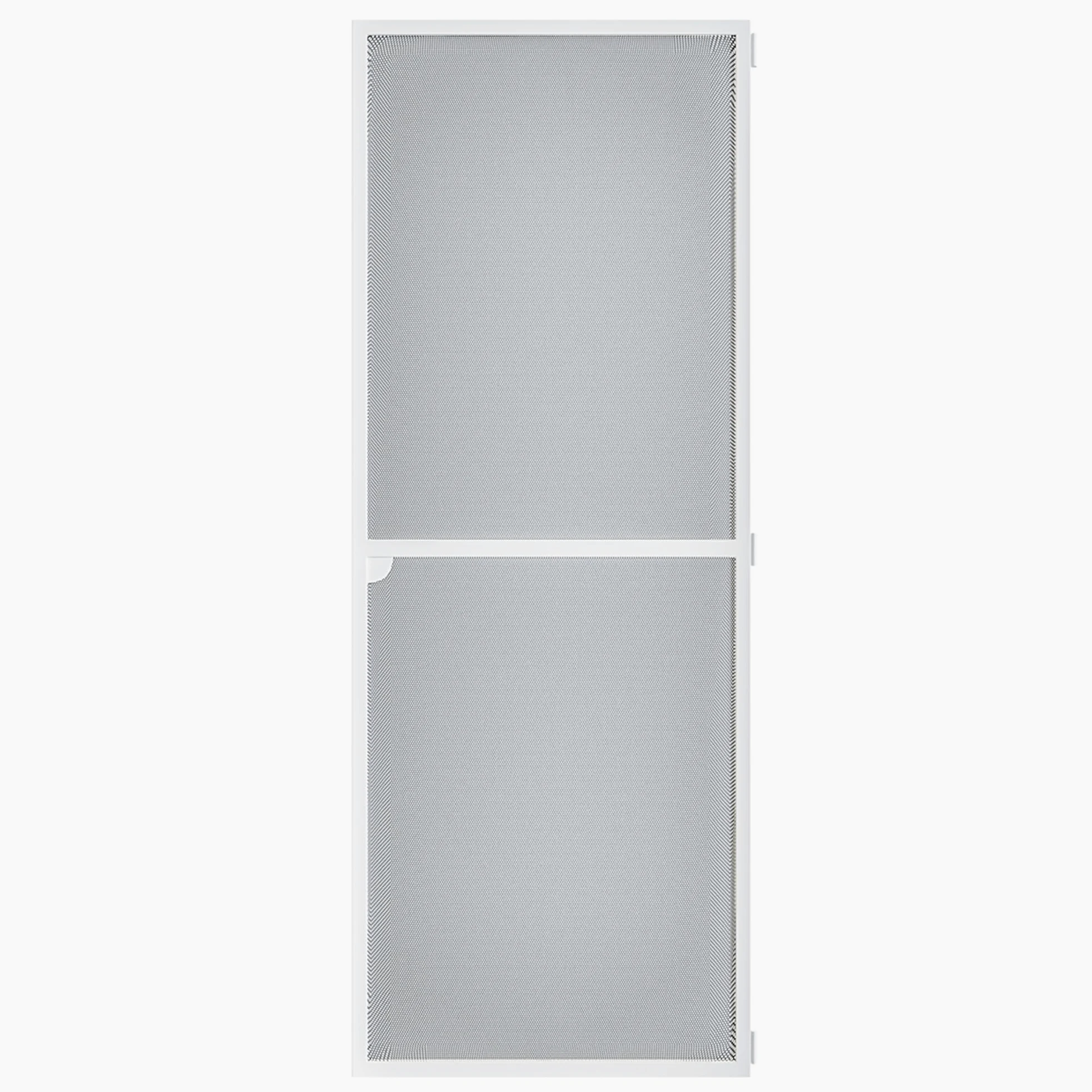 Amig - Zanzariera porta - Zanzariera regolabile con kit completo - Protezione efficace contro insetti - 100 x 220 cm - Alluminio/Fibra di vetro - Bianco/Grigio
