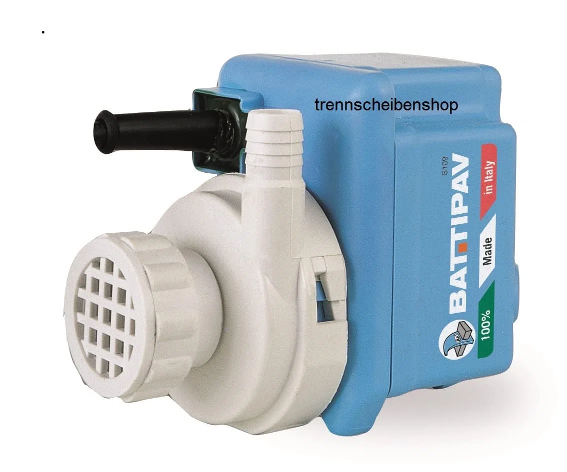 Battipav - Pompa dell'acqua WP2/S2_ da 1000 l/h, pompa da immersione, per seghe da pietra, macchine taglia-piastrelle e tagliapietra con serbatoio